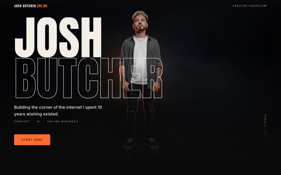 joshbutcher.online screenshot